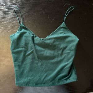 Source Unknown Forest Green Camisole